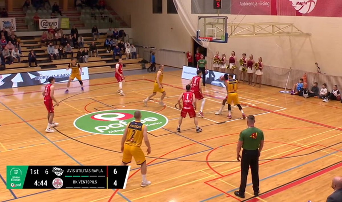 Korvpall: Avis Utilitas Rapla - BK Ventspils