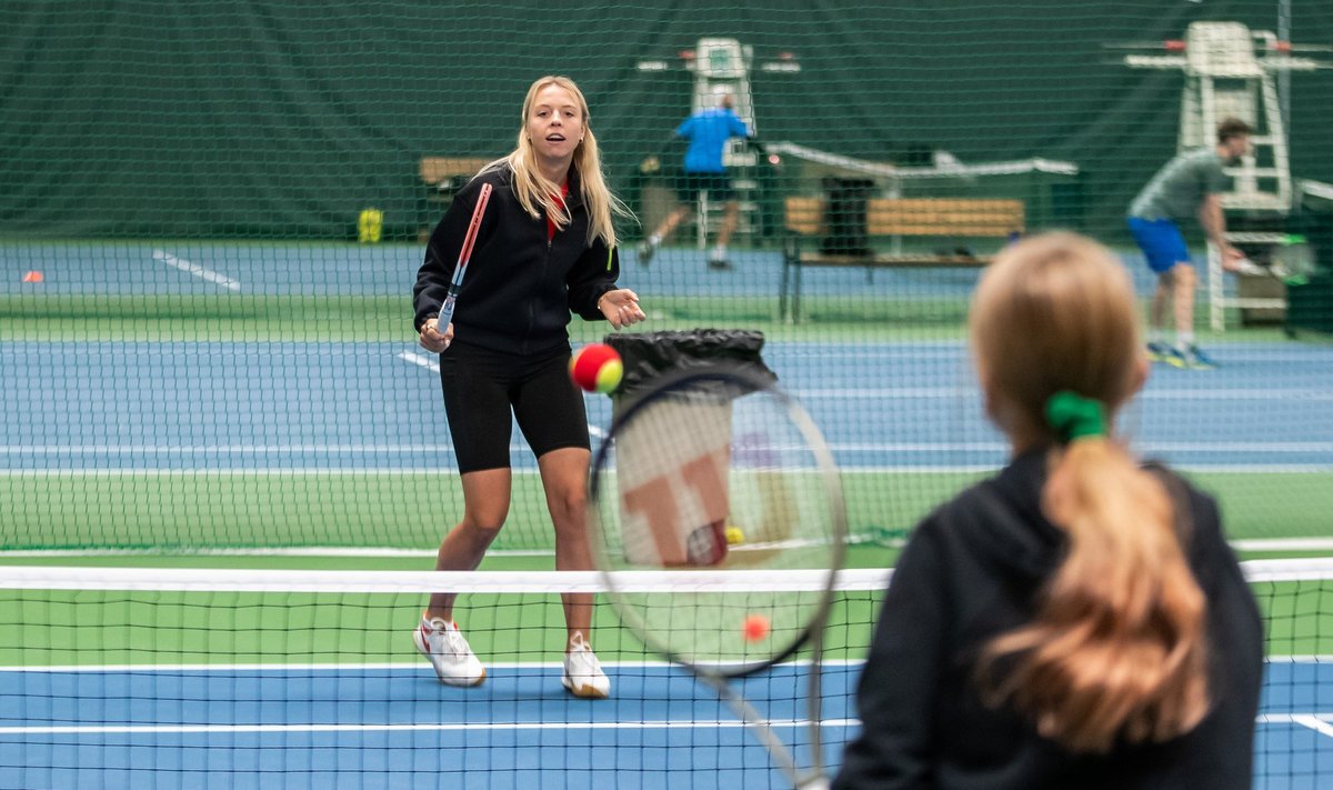 Anett Kontaveit kohtus WTA Tallinn Openi pallilastega