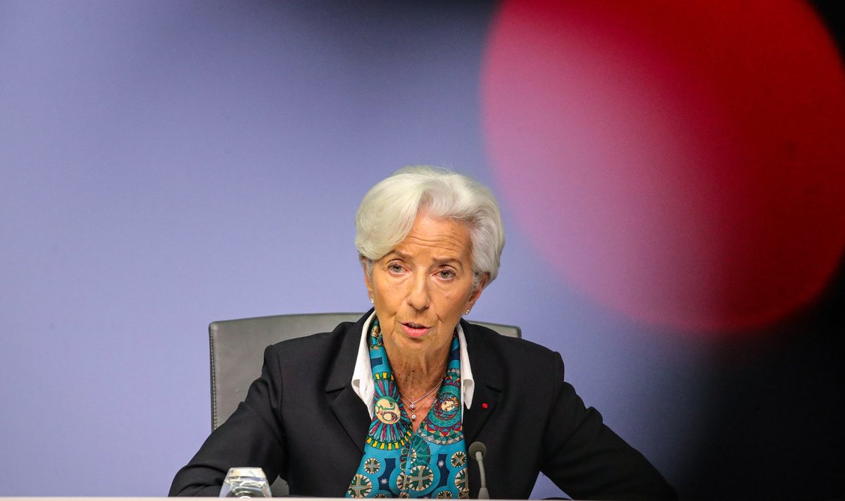 Euroopa Keskpanga juhi Christine Lagarde'i jaoks oli täna esimene keskpankurite koosolek.
