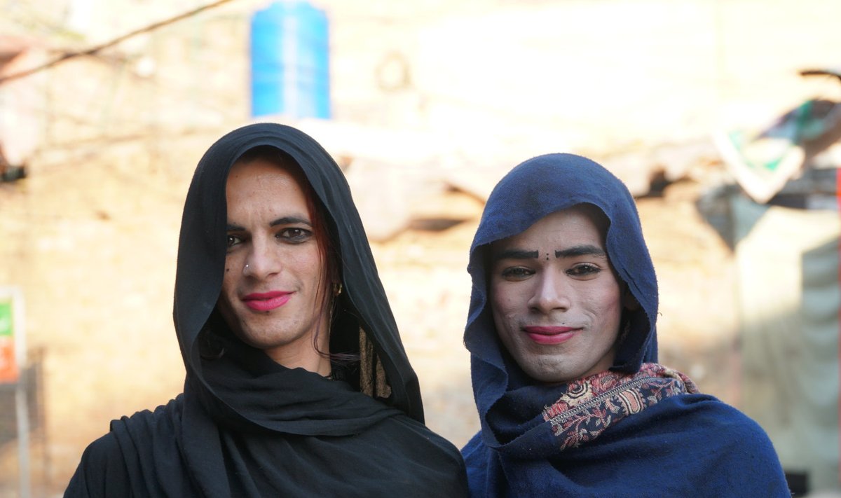 Pakistani transvestiidid Saidpuri külast
