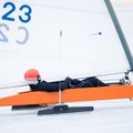 FOTOD: Jääpurjetamise Läänemaa meistrivõistlused võitsid Monotüüp-XV klassis saarlased Ott ja Juhan Kolk