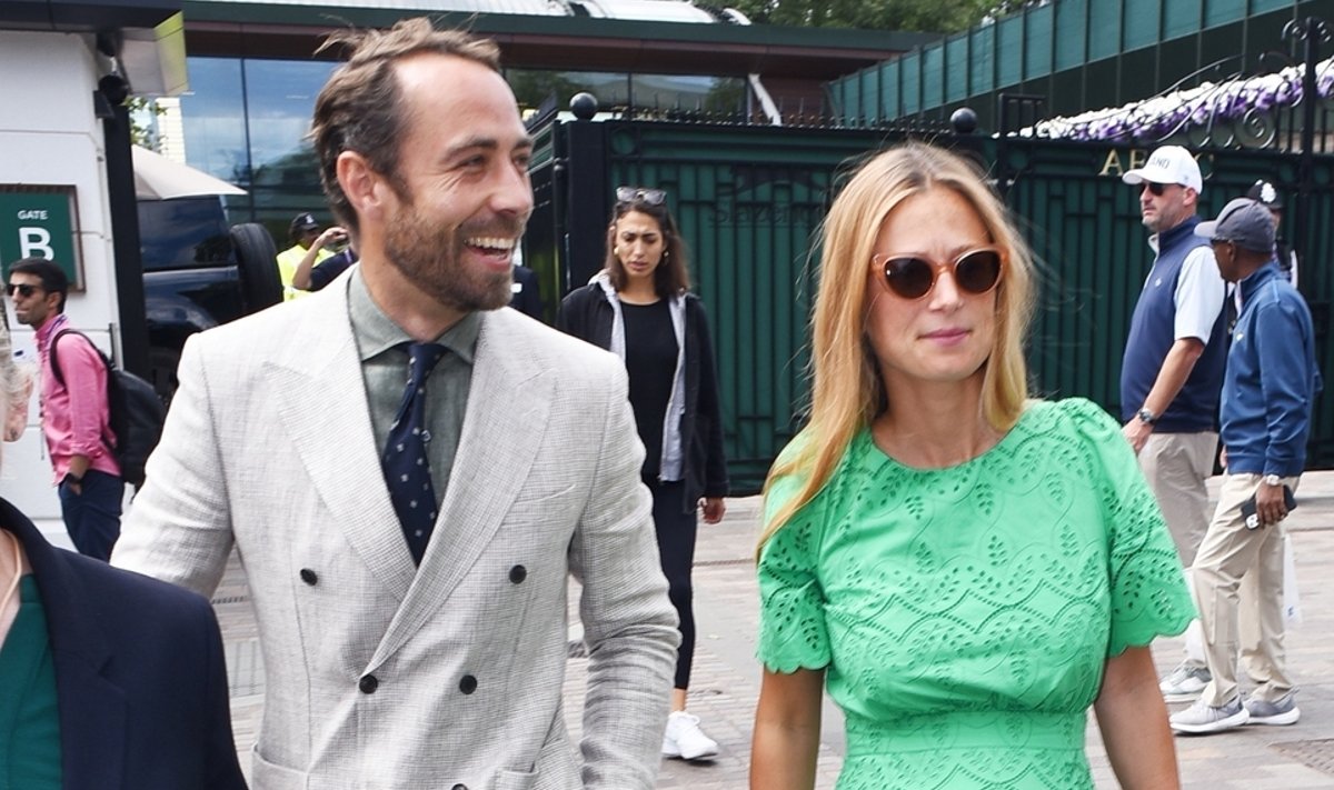 James Middleton abikaasaga