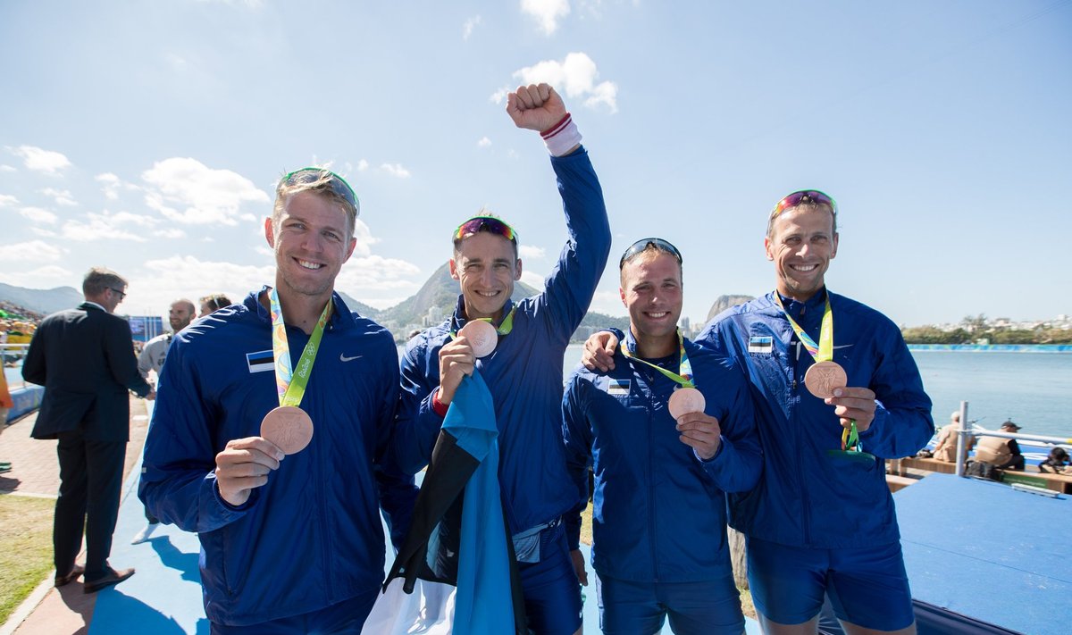 Eesti neljapaat võitis Rio olümpial pronksi