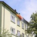 DELFI VIDEO | Põhja-Tallinnas põleb neljakorruseline kortermaja