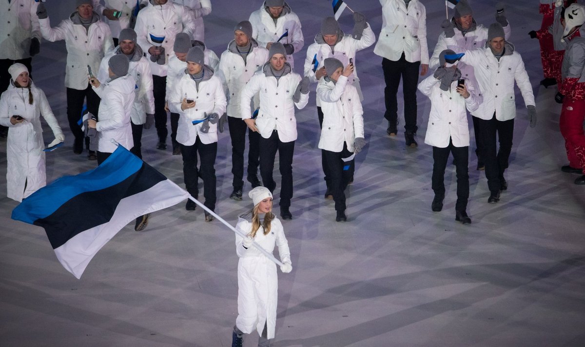 Eestlased Pyeongchang 2018 avatseremoonial