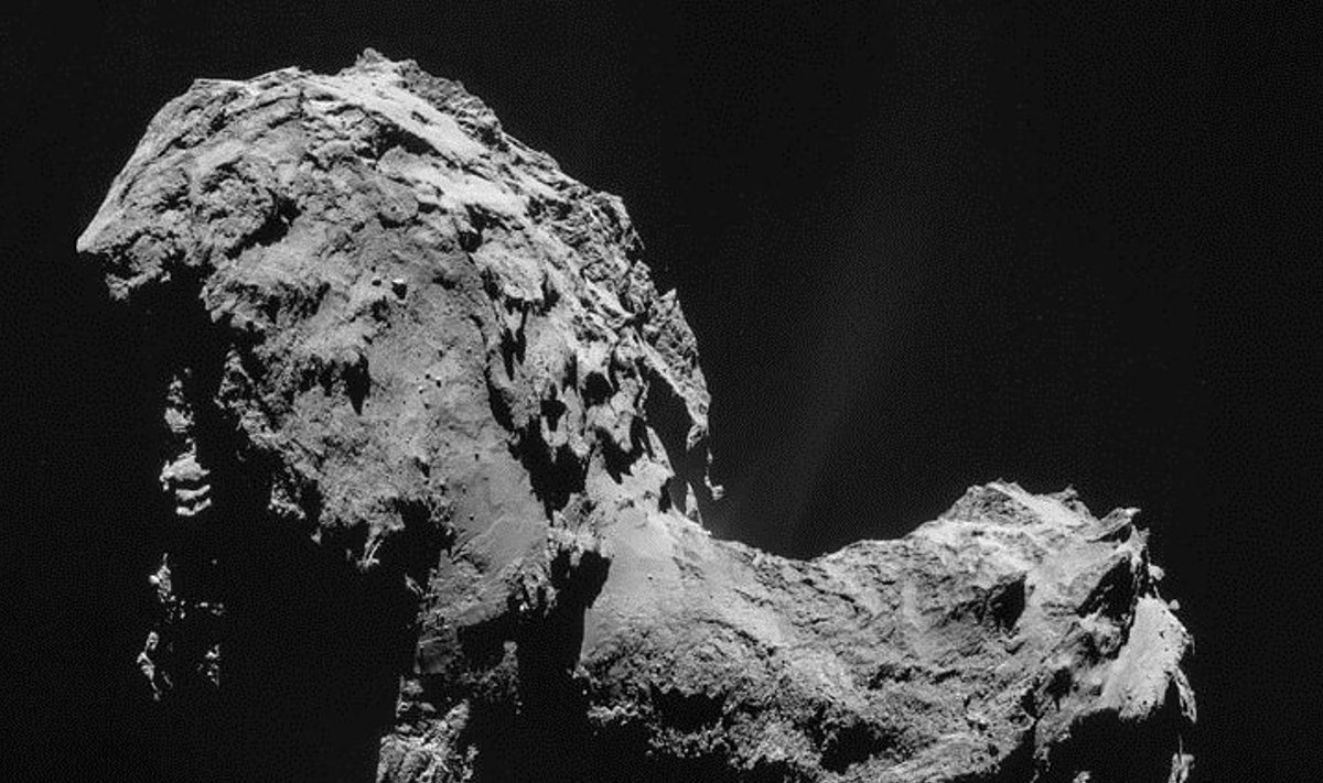 67P/Tšurjumov-Gerassimenko. (Foto: ESA/Rosetta/NAVCAM)