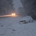 КАРТА | Вниманию водителей: в Южной Эстонии — кошмарные дорожные условия!