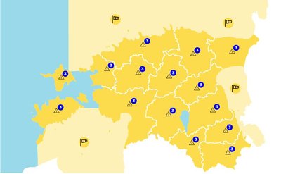 Keskkonnaagentuur on väljastanud esimese astme hoiatuse