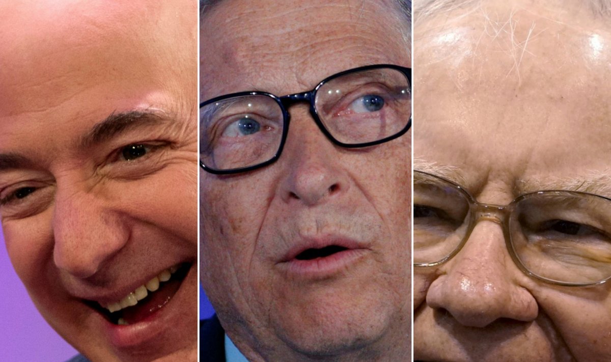 Jeff Bezos, Bill Gates, Warren Buffett