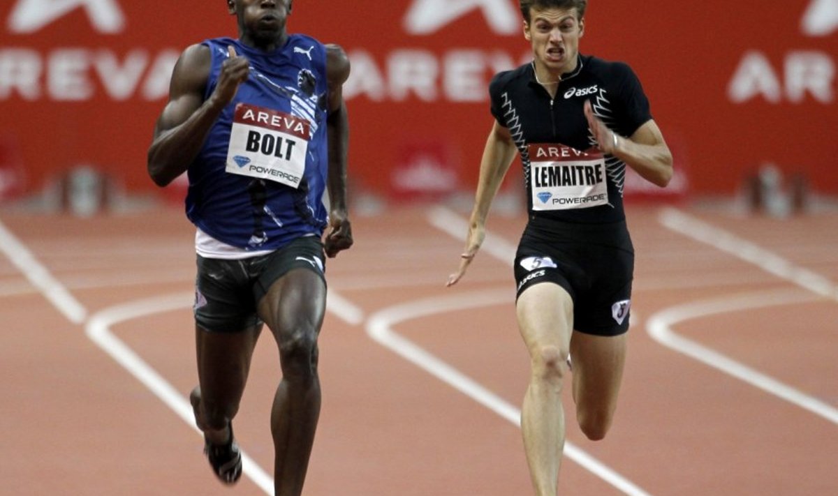 Usain Bolt, Cristophe Lemaitre, 200m Pariis