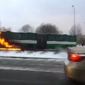В Ласнамяэ загорелся автобус номер 60