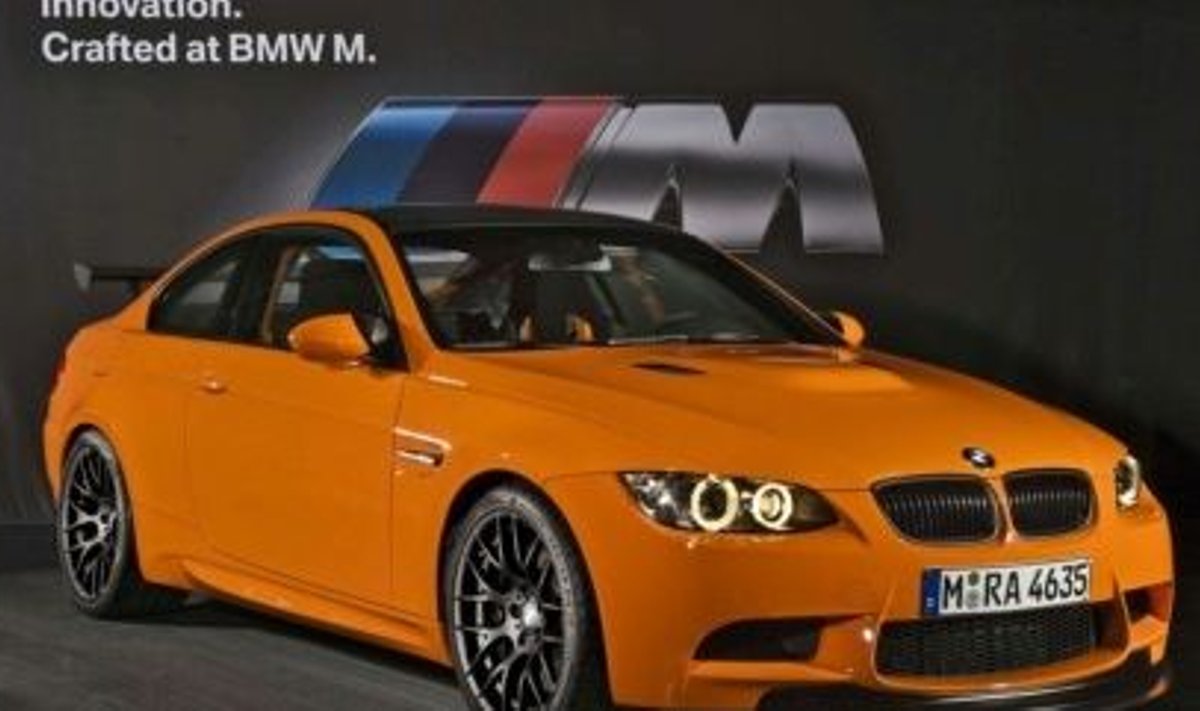 BMW M3 GTS tuli, et võita
