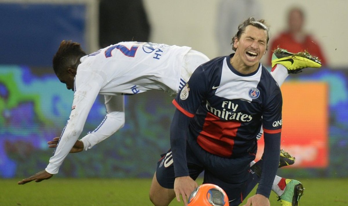 Ibrahimovic enne teist penaltit valugrimassides.