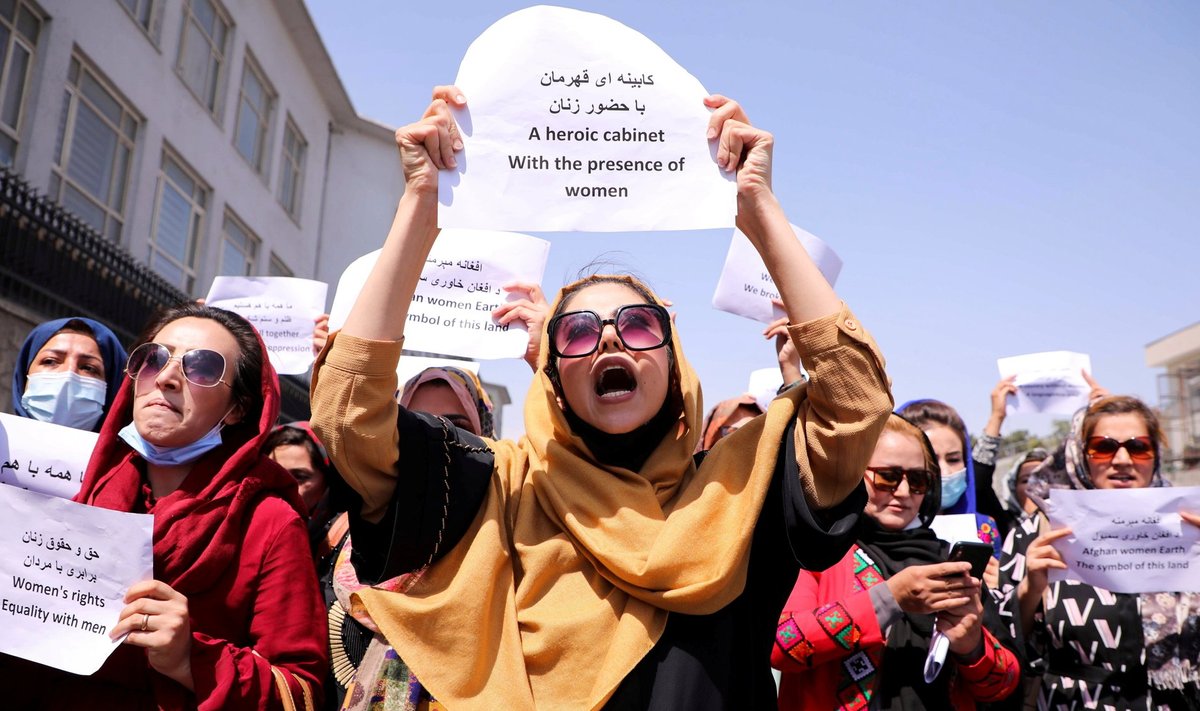 Afgaani naised nõuavad esindatust riigi uues valitsuses