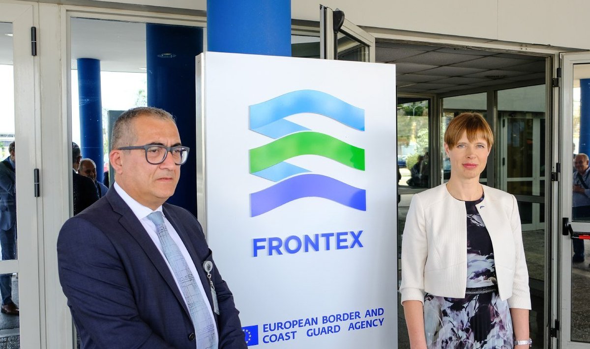 President Kaljulaid Frontexit külastamas