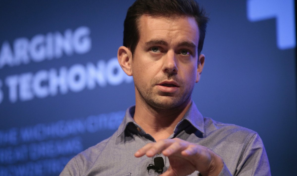 Jack Dorsey, chairman of Twitter and CEO of Square, takes part in the Techonomy Detroit panel discussion held at Wayne State University in Detroit