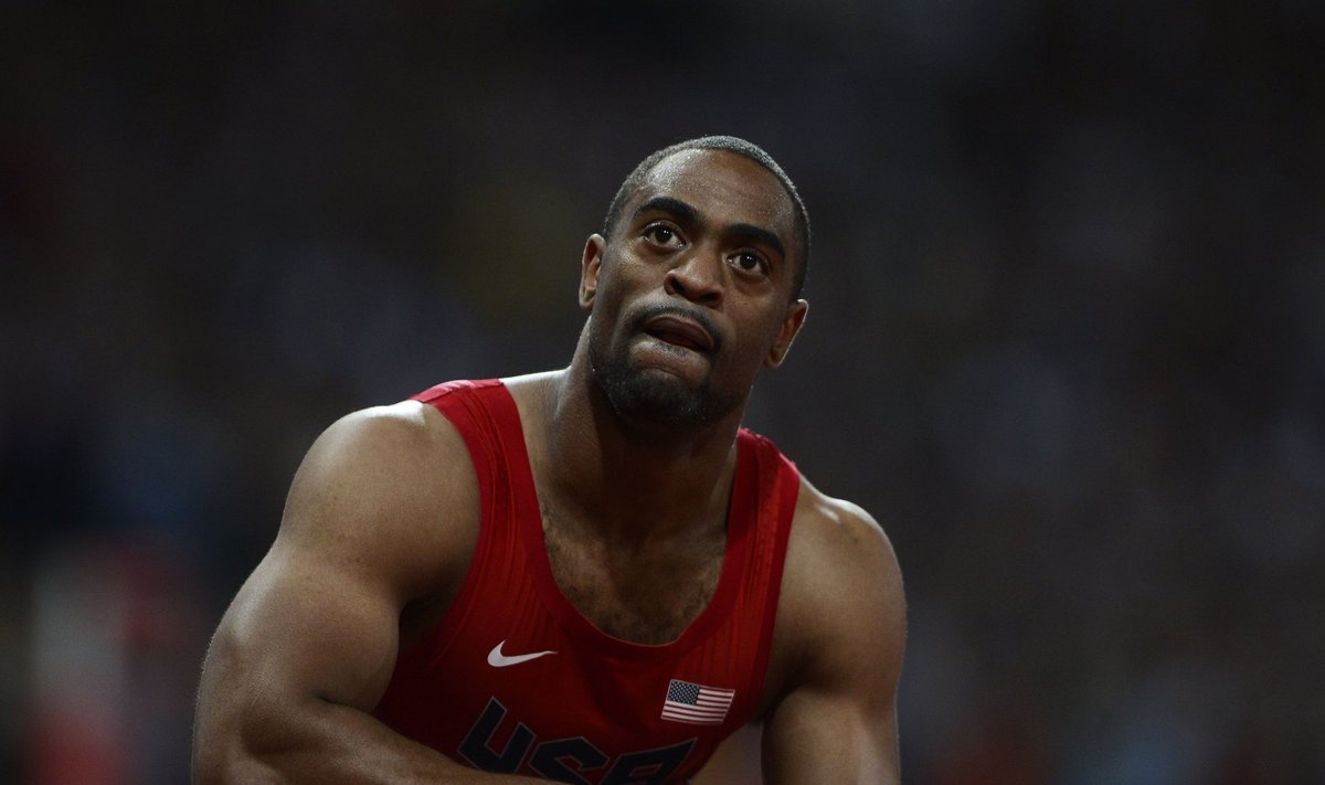 File photo of Tyson Gay of the U.S. during the London 2012 Olympic Games at the Olympic Stadium