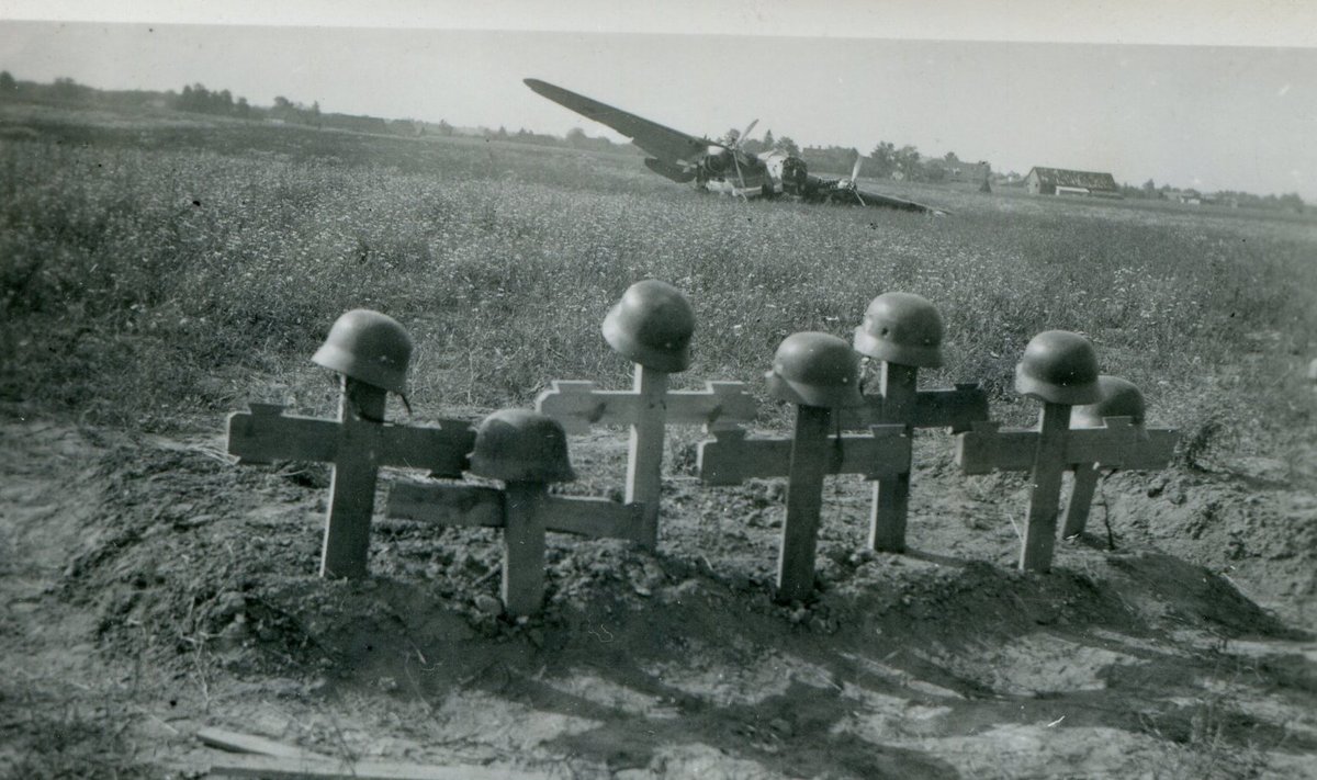 Sakslaste 1941. a Võhmas tehtud foto (Artikli autori erakogu)
