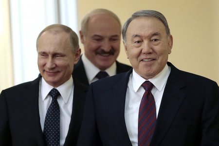 Putin, Nazarbajev, Lukašenko
