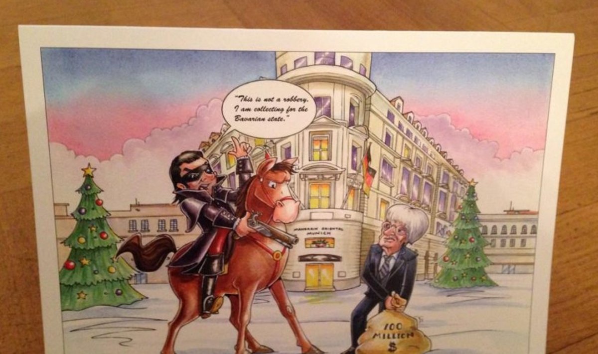Bernie Ecclestone`i jõulukaart