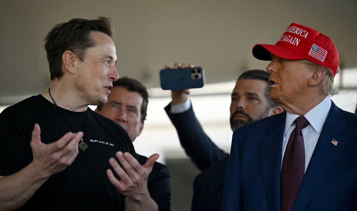 Trump ja Musk katsetusel.