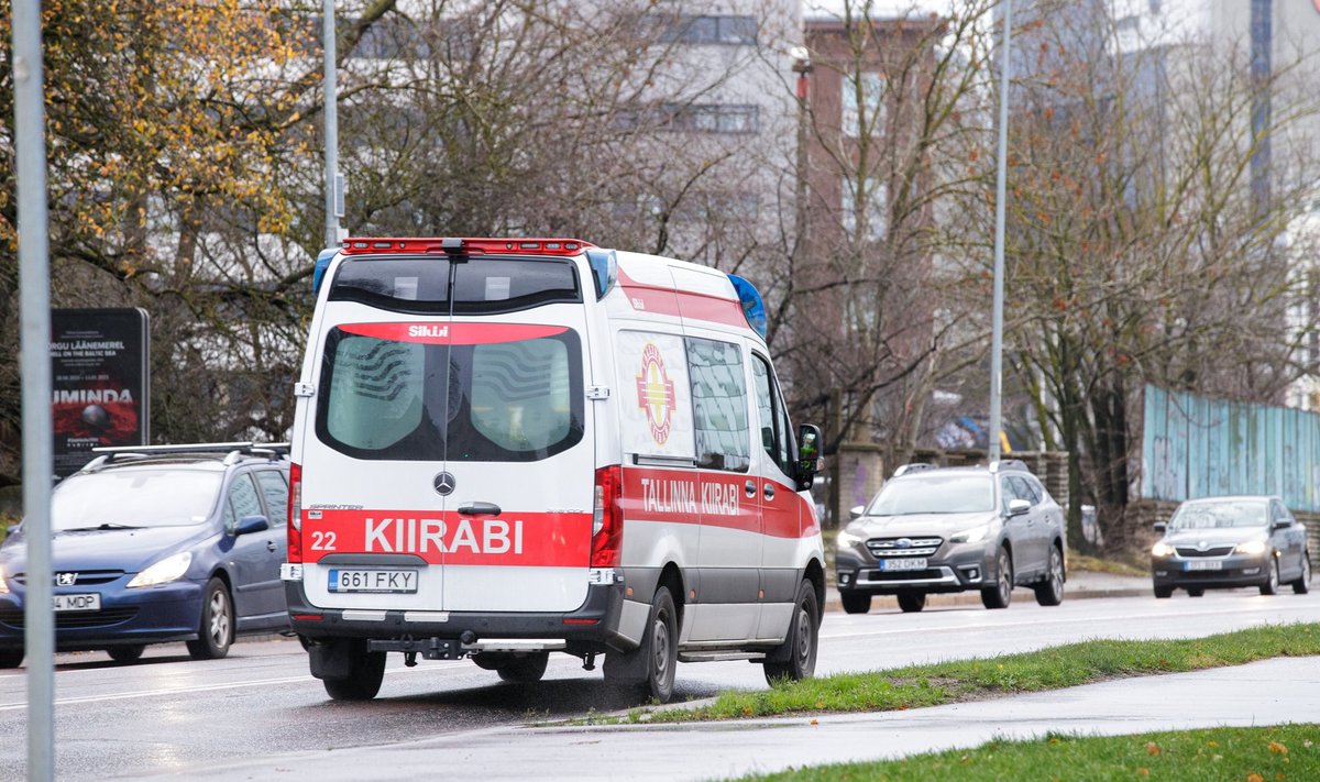 Tallinna kiirabi, pilt on illustratiivne.