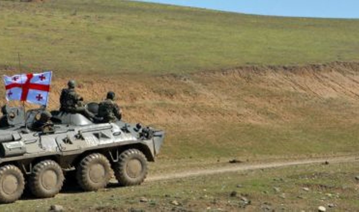 Gruusia BTR ühisõppustel NATOga 