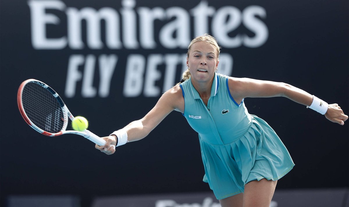 Anett Kontaveit Austraalia lahtistel.