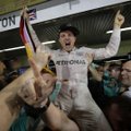 Hamilton ei käinud Rosbergi võidupeol