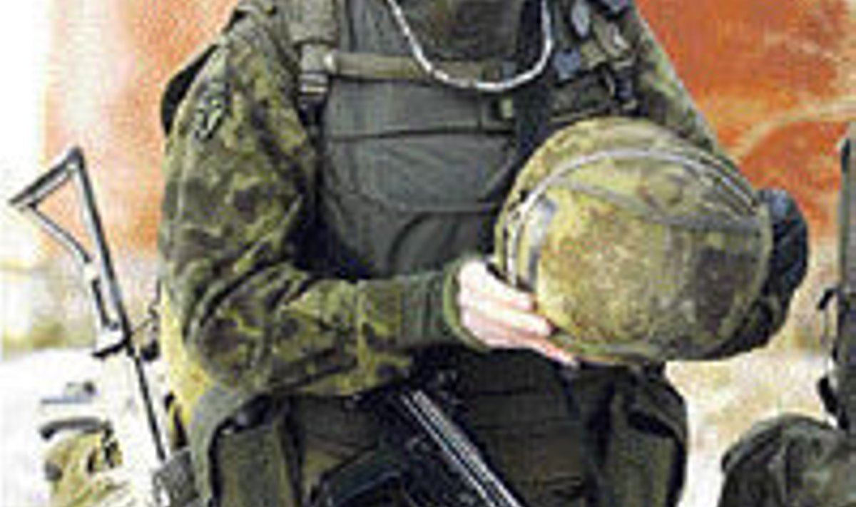 Eesti sõdur Paldiskis valmistub Iraagi-missiooniks.