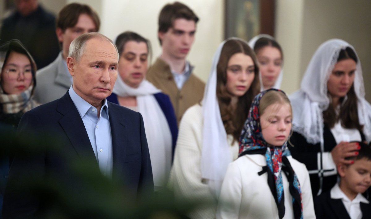 Putin õigeusu jõule tähistamas