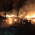 ФОТО и ВИДЕО: Под Пайде сгорел дотла жилой дом