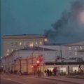 ВИДЕО | В Москве в здании Министерства обороны случился пожар