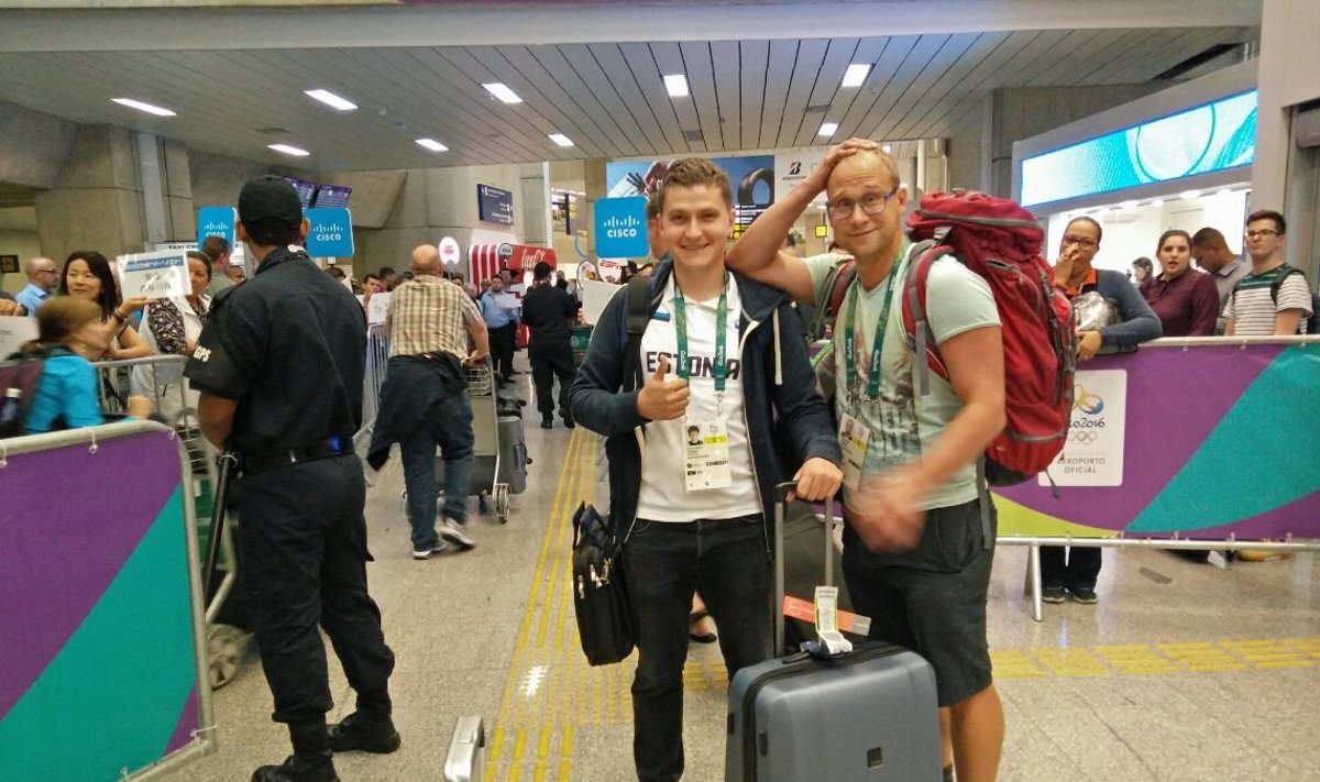 Gunnar ja Märt on pannud just jala Rio pinnale.
