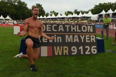 Kümnevõistluse maailmarekord kuulub nüüdsest Kevin Mayerile.