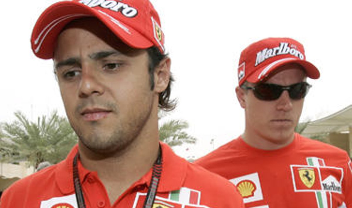 Felipe Massa ja Kimi Räikkönen