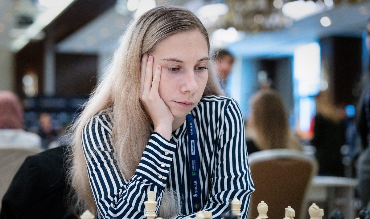 Чемпионка Африки не смогла остановить единственную представительницу  Эстонии на Кубке мира по шахматам - Delfi RUS
