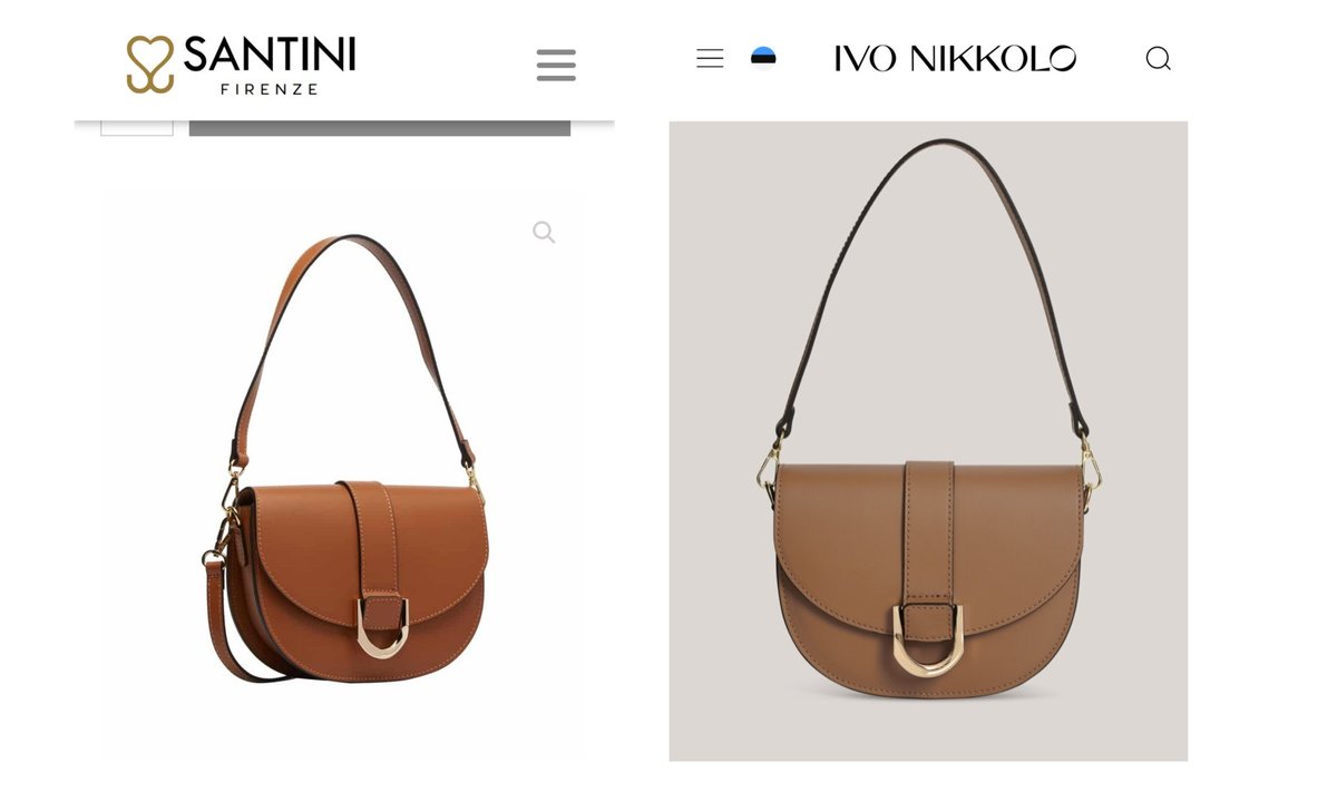 Santini Firenze ja Ivo Nikkolo õlakotid