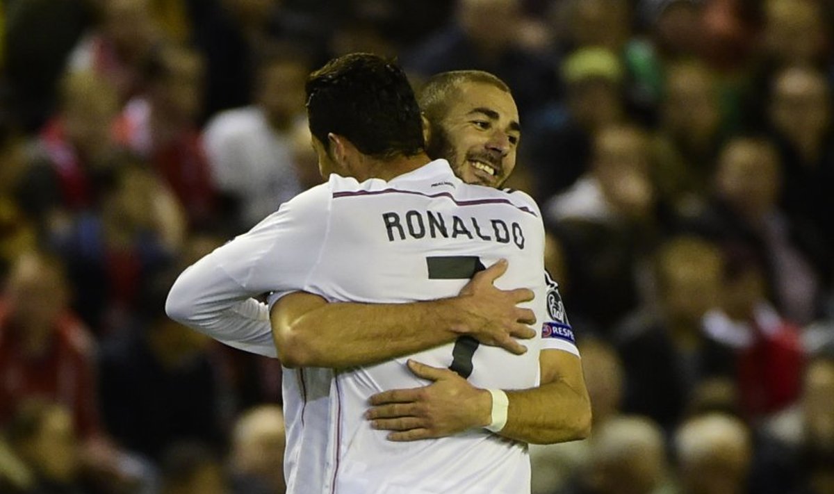 Cristiano Ronaldo embab 3:0 löönud Karim Benzemad