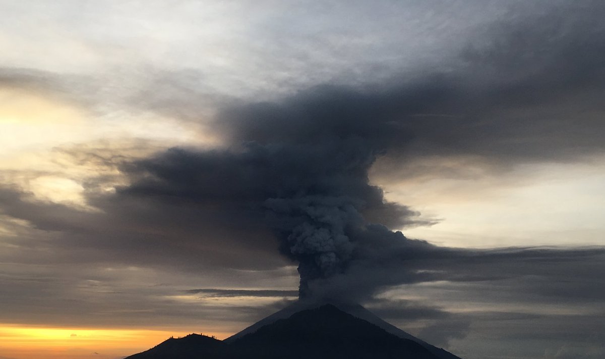 Mount Agungi vulkaan