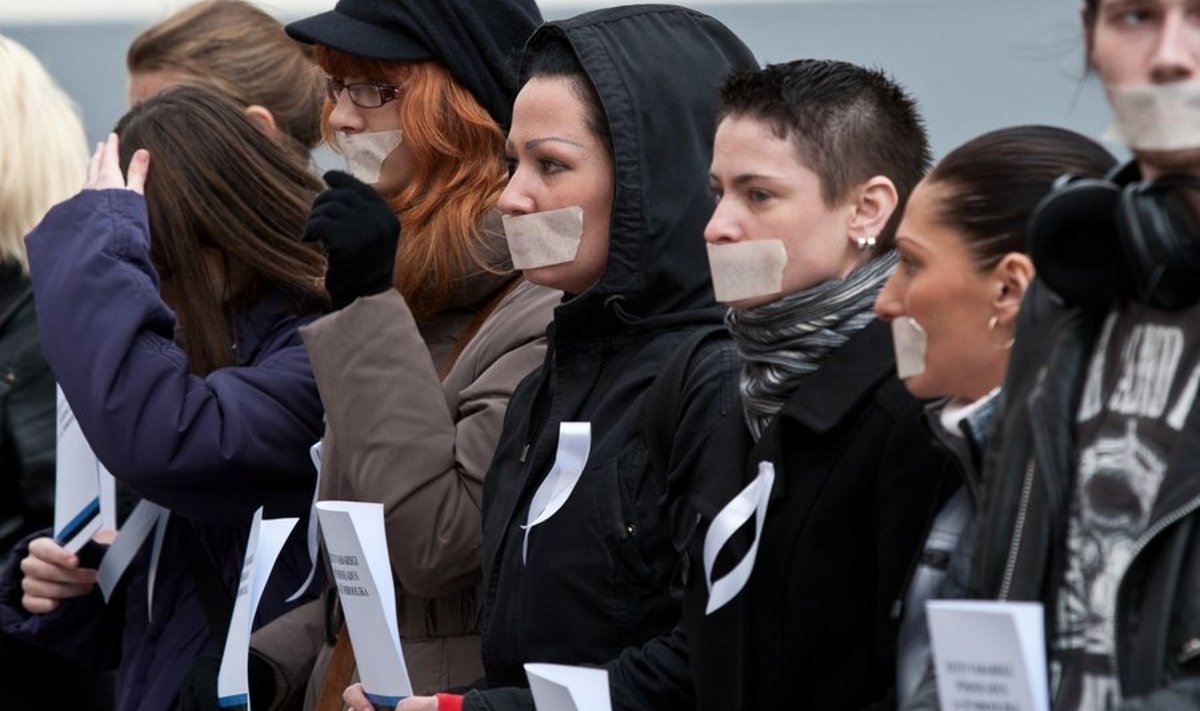 Protest eesti õppekeele vastu