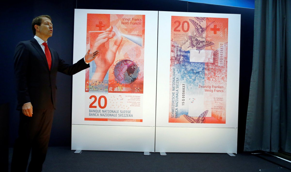 Šveitsi uus 20-frangine raha