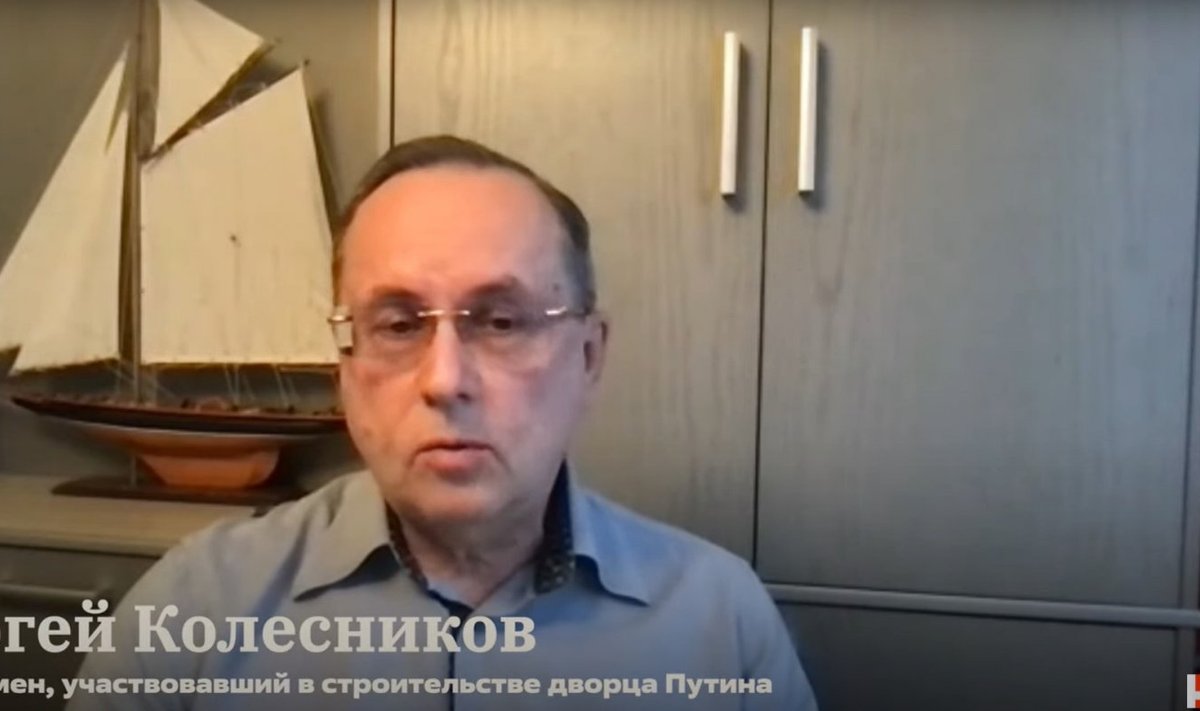 Kolesnikov Navalnõi videos "Palee Putinile"