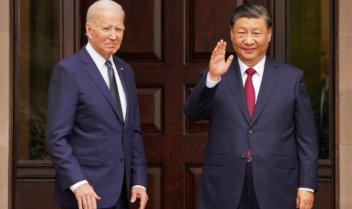 USA president Joe Biden ja Hiina president Xi Jinping