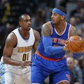 VIDEO: Anthony sai Denveris sooja vastuvõtu osaliseks ning viskas 30 punkti, kuid Knicks kaotas
