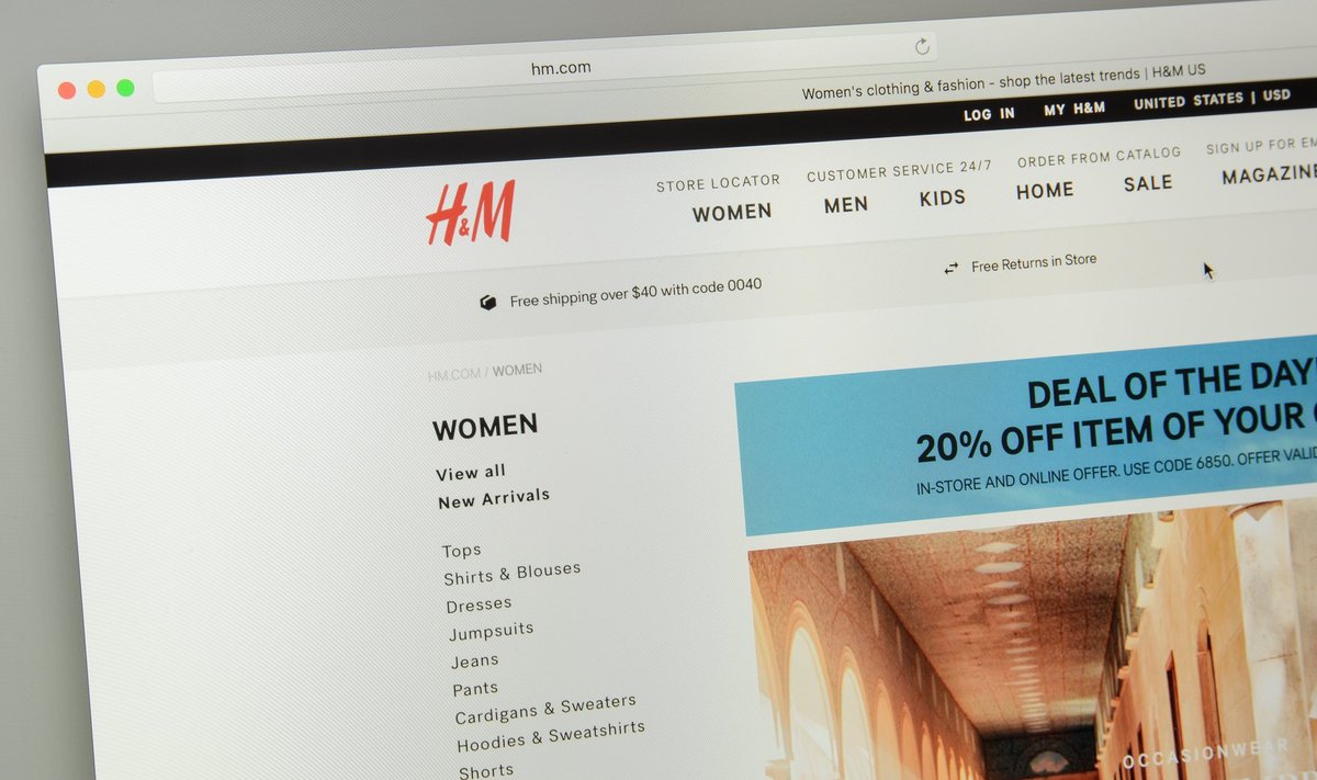 Viimasel ajal on H&M jätnud mitmel korral veebitellimused täitmata.