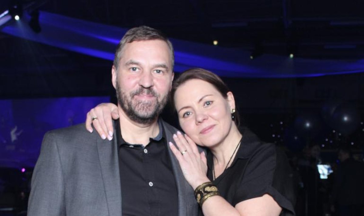 Investor Aivar Käo abikaasaga 