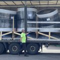 ФОТО | В Силламяэ начали привозить заказанные контейнеры для мусора