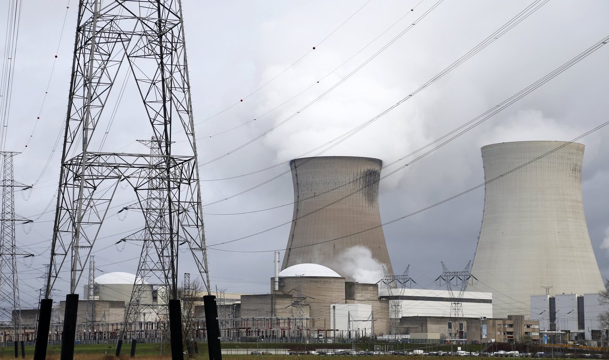 Tuumaelektrijaam Belgias. Pilt on illustreeriv.