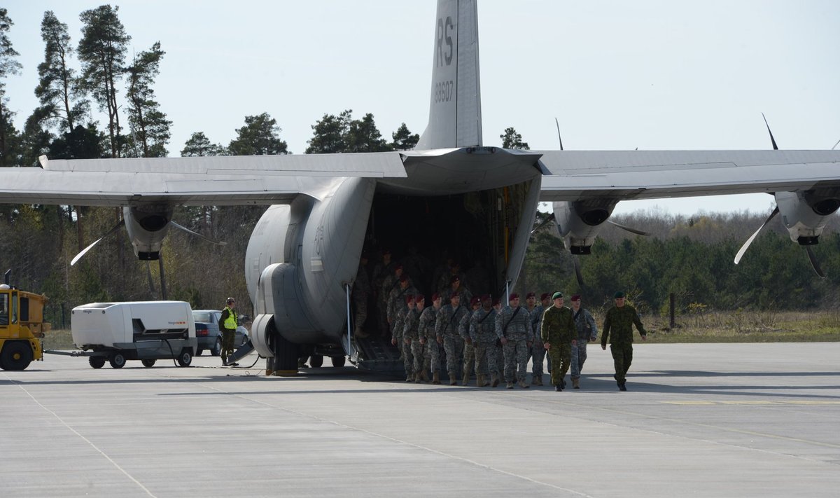 Ühendriikide sõjaväelased saabusid Ämarisse